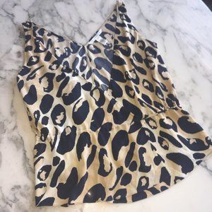 DVF Stein Animal Print Silk Wrap Top 4